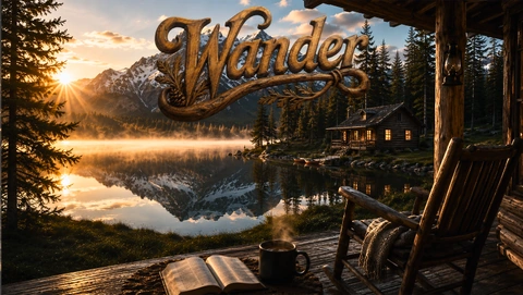 Wander ambient music artwork